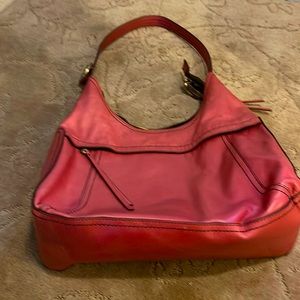 HOBO leather shoulder bag.